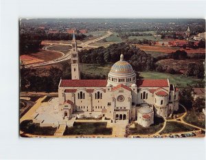 M-176904 Aerial view of the National Shrine of the Immaculate Conception D C