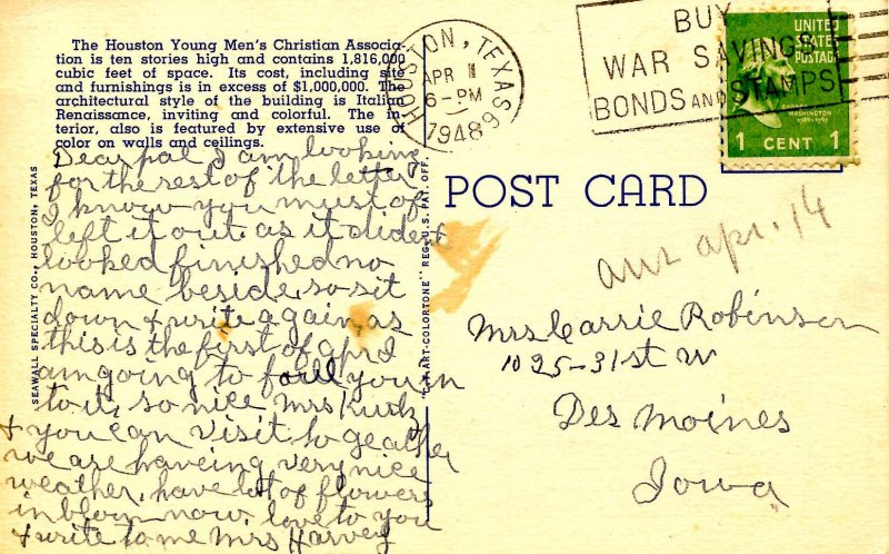 TX - Houston. New YMCA