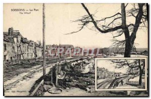 Old Postcard Soissons port