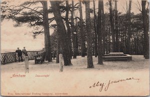 Netherlands Arnhem Steenen Tafel Vintage Postcard C121