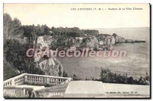 Postcard Old Cap D'Antibes Rochers De La Villa Eilenroc