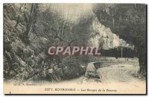 Old Postcard Royan Les Gorges de la Bourne