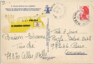 CPM CELLES-sur-BELLE Plan d'Eau du Lambon - Partie de Peche - Chateau (1141604)