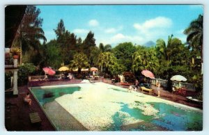 FORTIN de Las FLORES, Mexico~ Gardenia Swimming Pool HOTEL RUIZ GALINDO Postcard