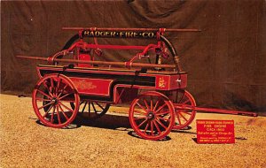 Hand Drawn Pumper Centerville, Wisconsin, USA Fire Related Unused 
