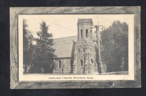 BOZEMAN MONTANA EPISCOPAL CHURCH BUILDING VINTAGE POSTCARD