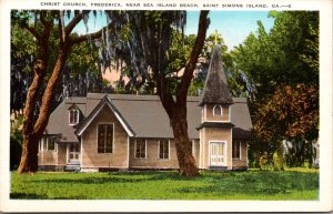 PC Christ Church Frederica near Sea Island Beach Saint Simons Island Georgia