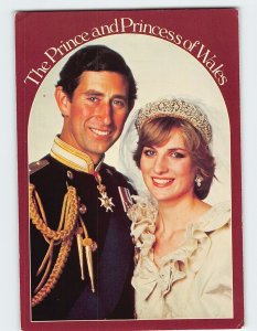 Postcard Wedding Photo of The Prince & Princess of Wales