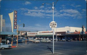 Mesa Arizona AZ Chicago Cubs Mesa Coca Cola Street Scene Vintage Postcard