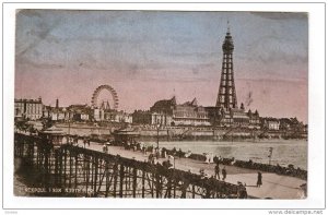 BLACKPOOOL, Lancashire, England, 1900-1910´s; Blackpool From North Pier