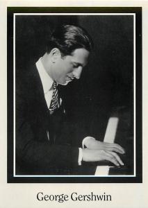 George Gershwin American Composer Modern Postcard #1
