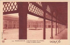 Morocco Marrakesh Court Of Bahia Palace 1920s-30s