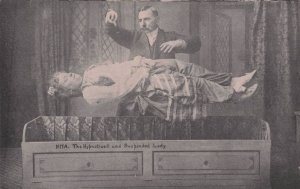 Signor Martino & Nita Hypnotised Magic Levitation Hypnosis Old Postcard