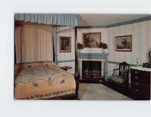 Postcard The Blue Bedroom at Mount Vernon, Virginia