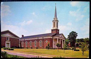 Vintage Postcard 1960's First Baptist Church, Dalton, Georgia (GA)