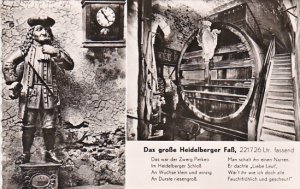 Germany Heidelberg Zwerg Perkeo Das Grosse Heidelberger Fass Real Photo