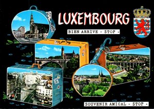 Luxembourg Multi View Bien Arrive Souvenir Amical