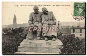Paris Postcard Old Square Pere Lachaise The decline Steiner