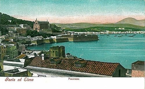 11201   CARTOLINA d'Epoca - LATINA: GAETA ed ELENA