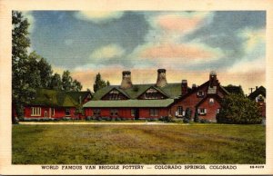 Colorado Colorado Springs World Famous Van Briggle Pottery Curteich