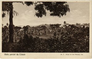 PC CPA ANGOLA, S. THOMÉ, VISTA PARCIAL DA CIDADE, VINTAGE POSTCARD (b20863)