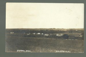 Cambria MINNESOTA RP c1910 BIRDSEYE VIEW nr New Ulm Courtland GHOST TOWN?