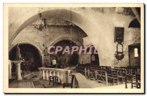 Old Postcard The Interior Baux ST Vincent church containing the remains of X ...