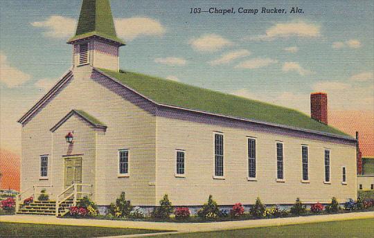 Alabama Camp Rucker The Chapel Curteich