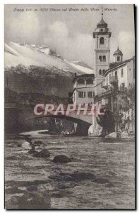 Postcard Old Susa Chiesa sul Donte Sella Dora Ripatia