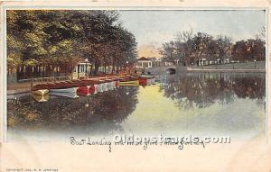 Boat Landing and Picnic Grove Willow Grove Park, Pennsylvania, PA, USA 1908 