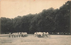 FRANCE~MILITAIRE PRYTANEE -XERCICES DES BICYCLETTES-MILITARY BICYCLE POSTCARD