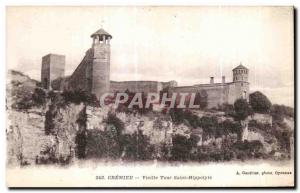 Postcard Old Cremieu Old Tower Saint Hippolyte