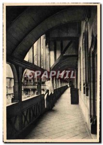 Old Postcard Hotel Dieu De Beaune From First Floor Gallery