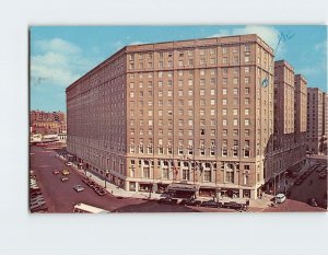 Postcard Statler Hilton Boston Massachusetts USA