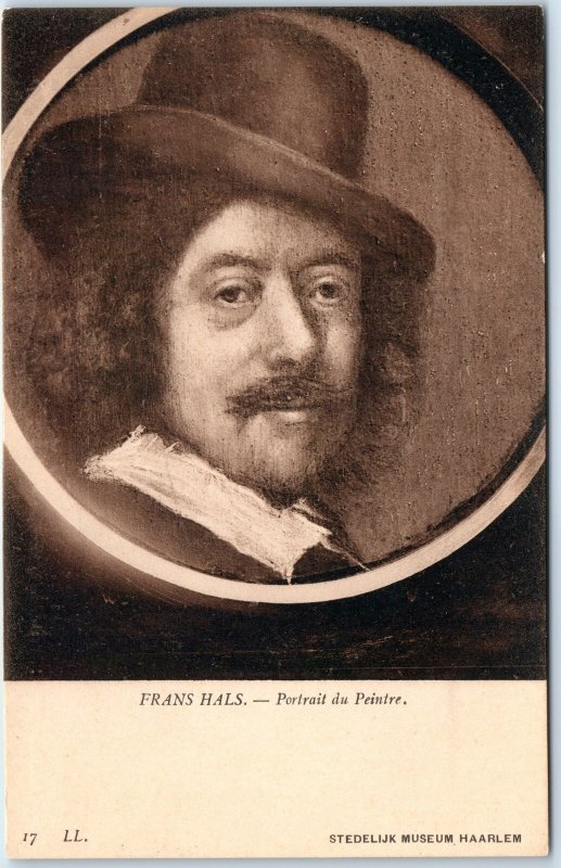 c1900s Frans Hals Self-Portrait Painting Art PC Stedelijk Museum Haarlem A345