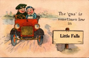 Minnesota Little Falls Young Kids In Car 1914