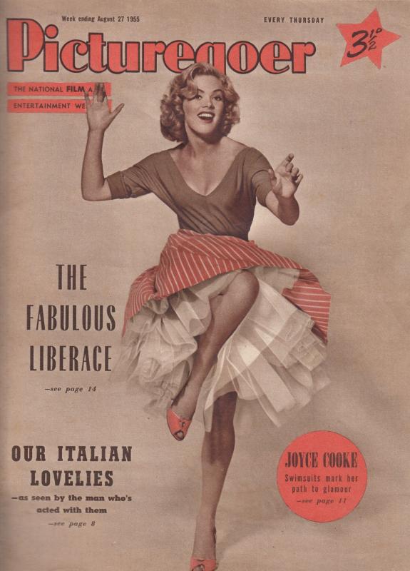 Picturegoer Liberace Joyce Cooke Roger Moore 1955 Magazine