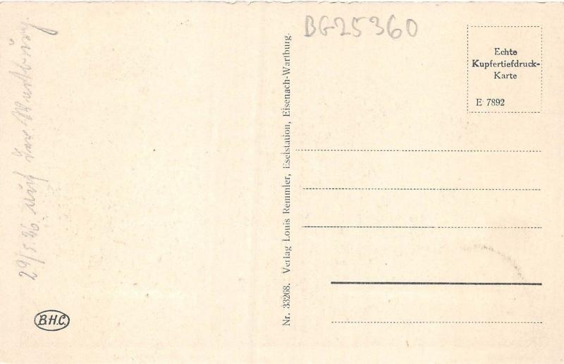 BG25360 eisenach die wartburg    germany