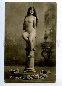 3161711 NUDE Woman BELLE Long Hair GODDESS Statue Vintage PHOTO