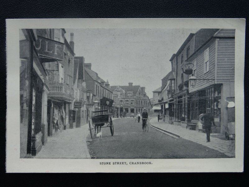Kent CRANBROOK Stone Street c1910 Postcard by H.Waters