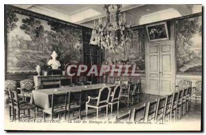 Old Postcard Nogent Rotrou The Wedding Hall and its famous Aubusson carpet