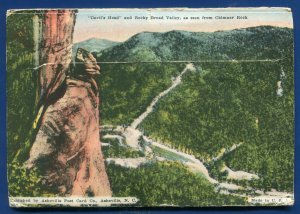 Chimney Rock Section Western North Carolina nc postcard folder foldout #3