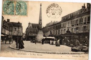 CPA CHARTRES-La Place Marceau (184528)