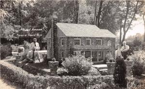 D80/ Benton Harbor House of David Michigan Mi Photo RPPC Postcard Model House40s