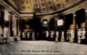 Washington D C U S Capitol National Statuary Hall West Side Curteich