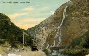 UT - Ogden Canyon. The Cascade         (card has wear)