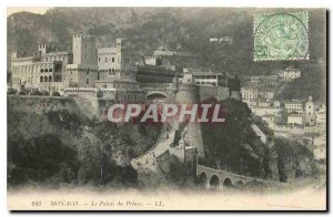 Old postcard Monaco The Prince's Palace