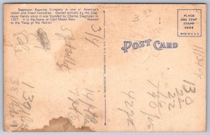 K43/ Wilkes-Barre Pennsylvania Postcard Linen Stegmaier Beer Brewery  373