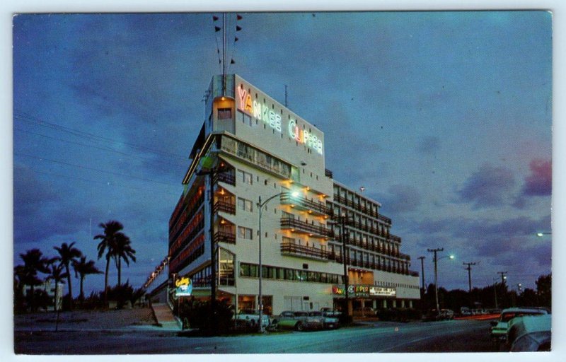 2 Postcards FORT LAUDERDALE, Florida FL ~ Ship S.S. France YANKEE CLIPPER HOTEL