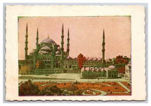 Sultan Ahmet Mosque Turkey Istanbul Constantinople 1919 Continental Postcard O21